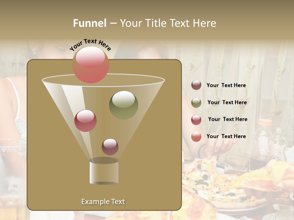 Girls Togetherness Smiling PowerPoint Template