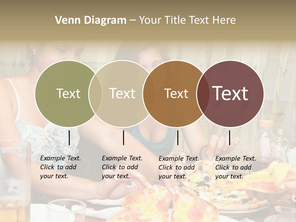 Girls Togetherness Smiling PowerPoint Template