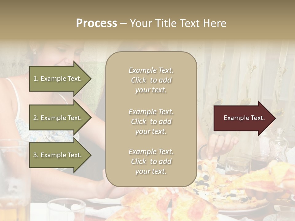 Girls Togetherness Smiling PowerPoint Template
