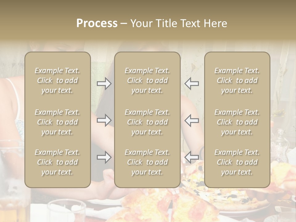 Girls Togetherness Smiling PowerPoint Template