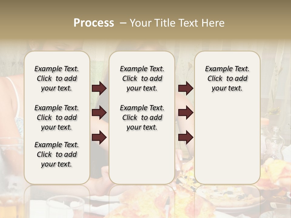 Girls Togetherness Smiling PowerPoint Template