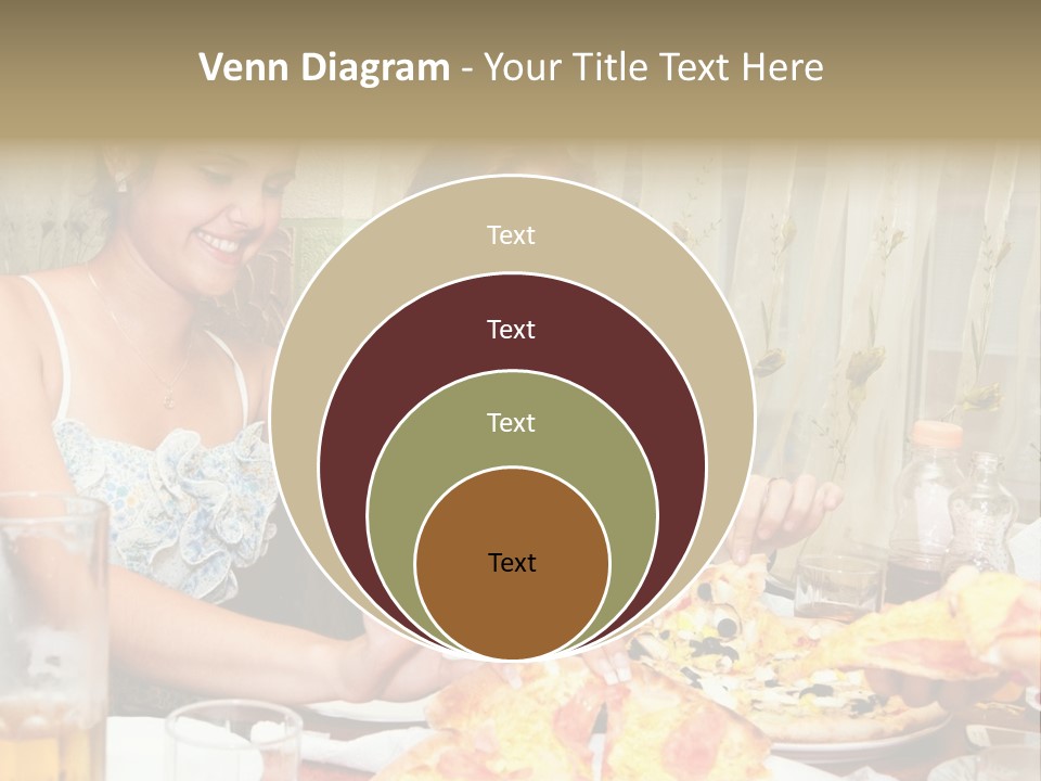 Girls Togetherness Smiling PowerPoint Template