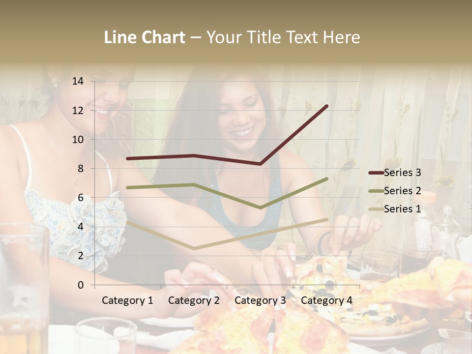 Girls Togetherness Smiling PowerPoint Template