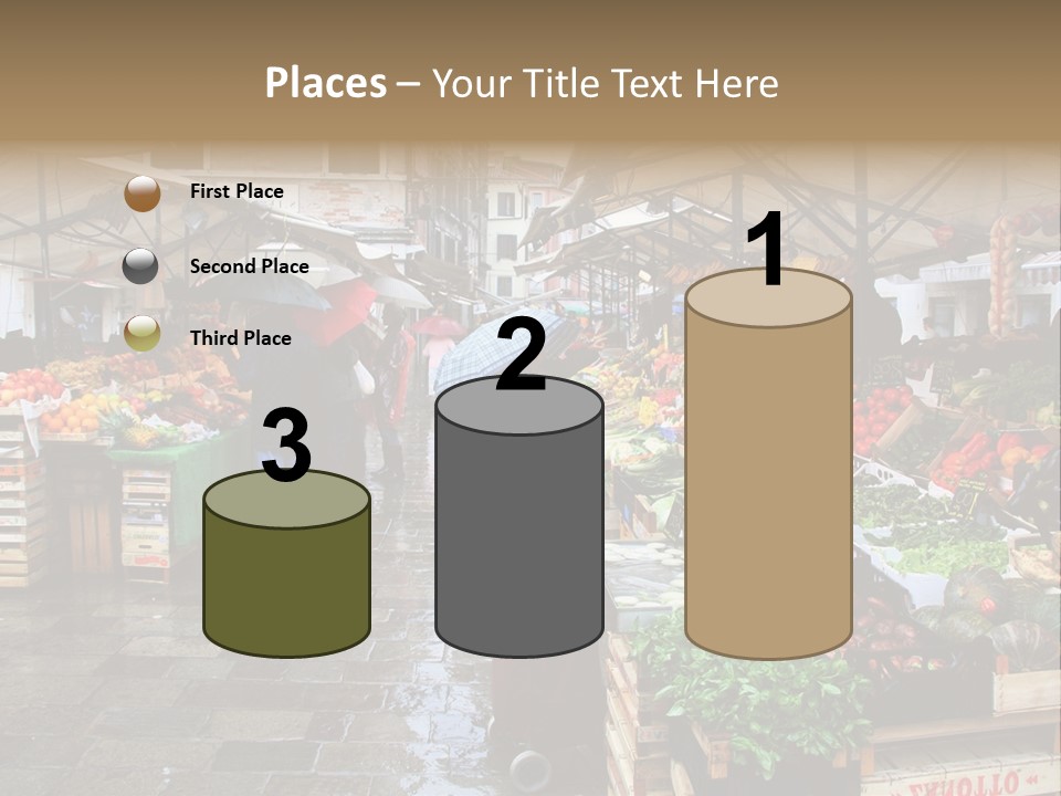 Farmers Visitors Strolling PowerPoint Template