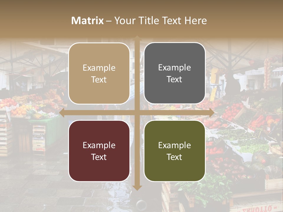 Farmers Visitors Strolling PowerPoint Template