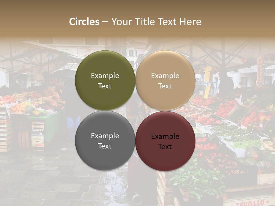 Farmers Visitors Strolling PowerPoint Template