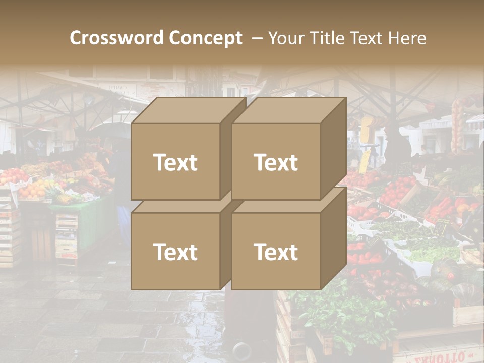 Farmers Visitors Strolling PowerPoint Template