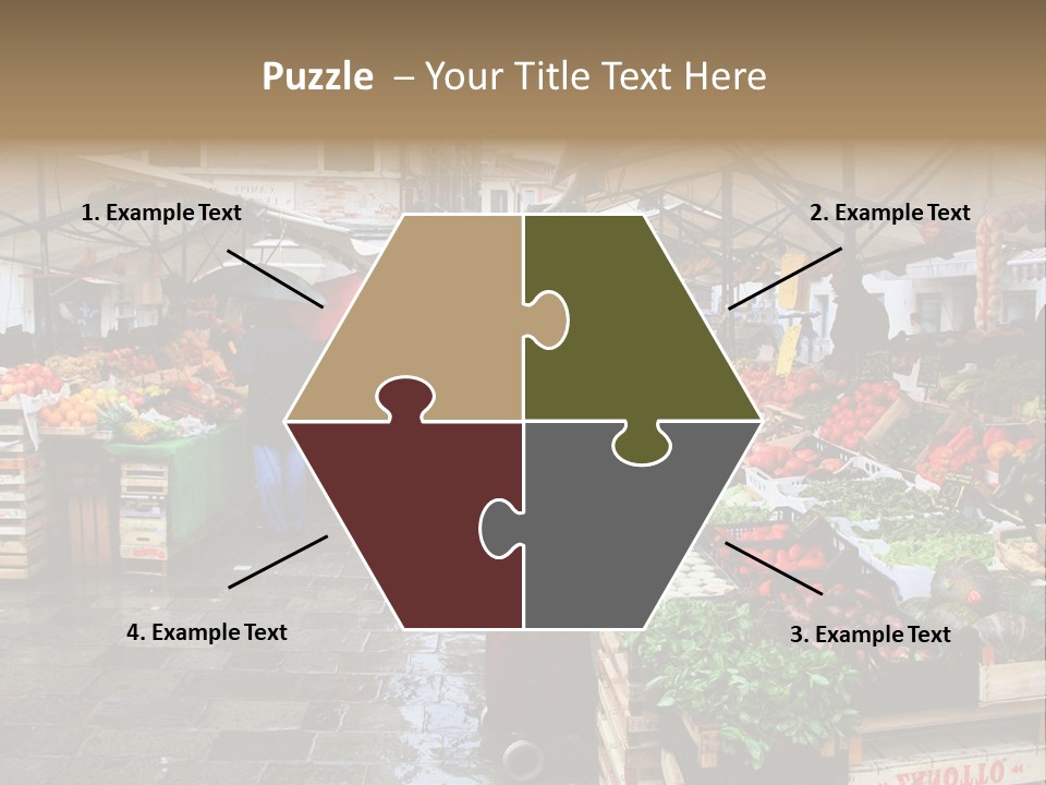 Farmers Visitors Strolling PowerPoint Template