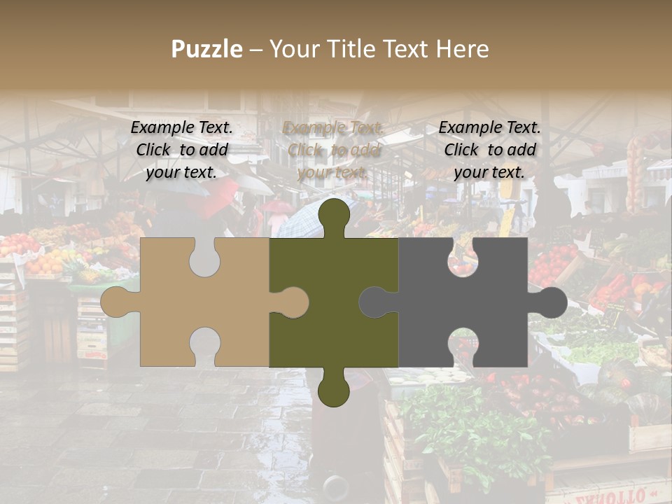 Farmers Visitors Strolling PowerPoint Template