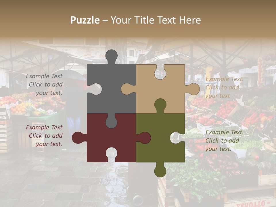 Farmers Visitors Strolling PowerPoint Template