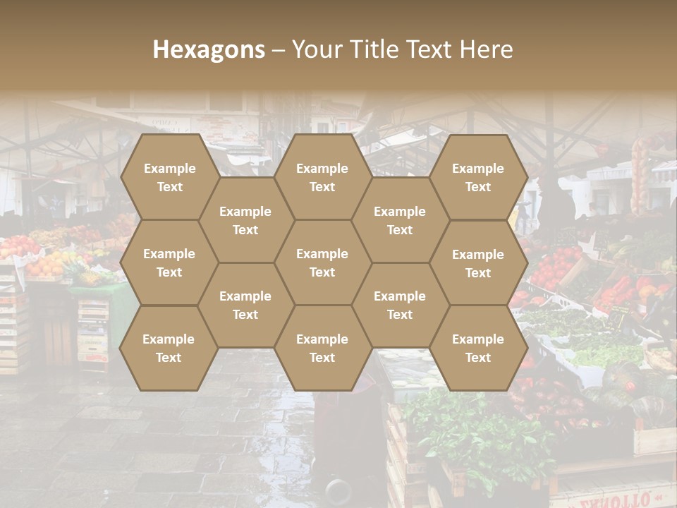 Farmers Visitors Strolling PowerPoint Template