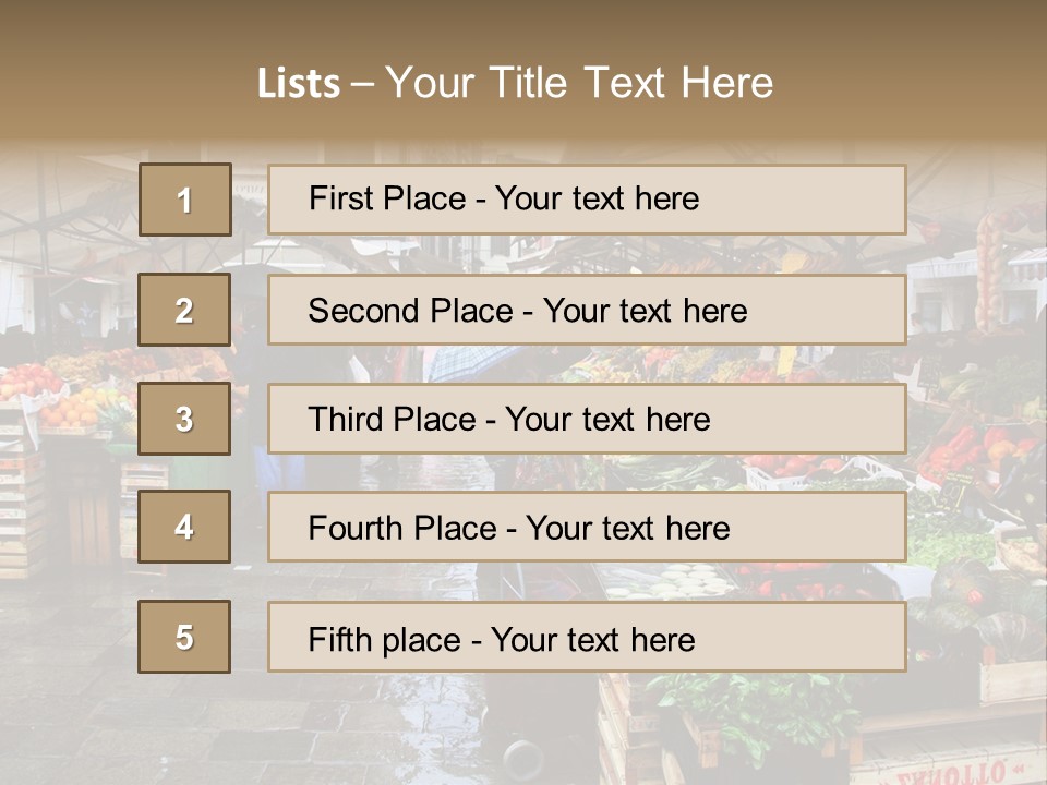 Farmers Visitors Strolling PowerPoint Template