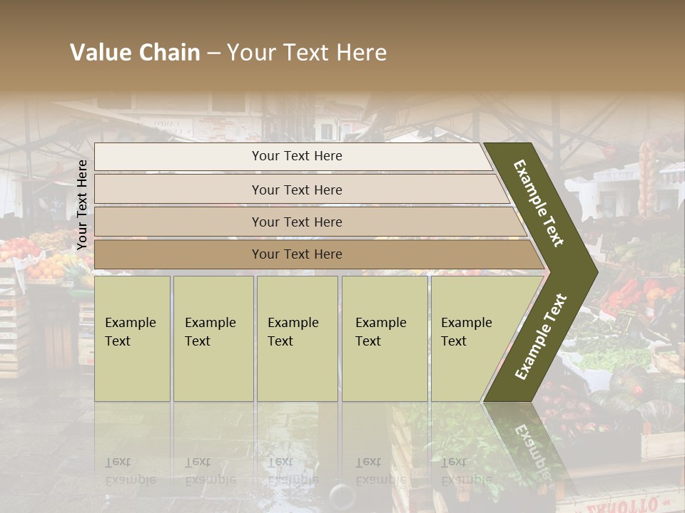 Farmers Visitors Strolling PowerPoint Template