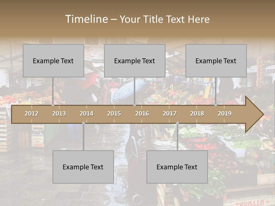 Farmers Visitors Strolling PowerPoint Template
