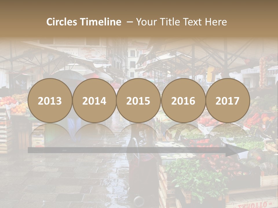 Farmers Visitors Strolling PowerPoint Template