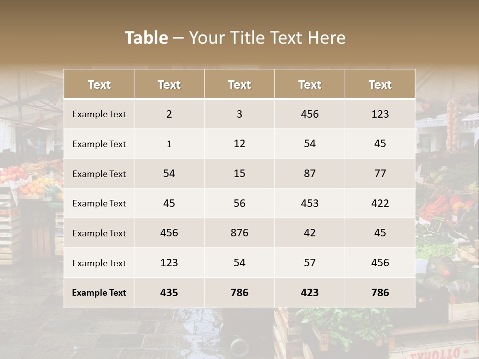 Farmers Visitors Strolling PowerPoint Template