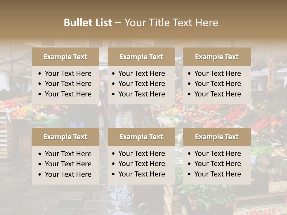 Farmers Visitors Strolling PowerPoint Template