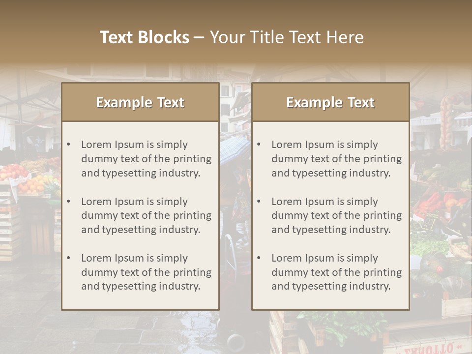 Farmers Visitors Strolling PowerPoint Template