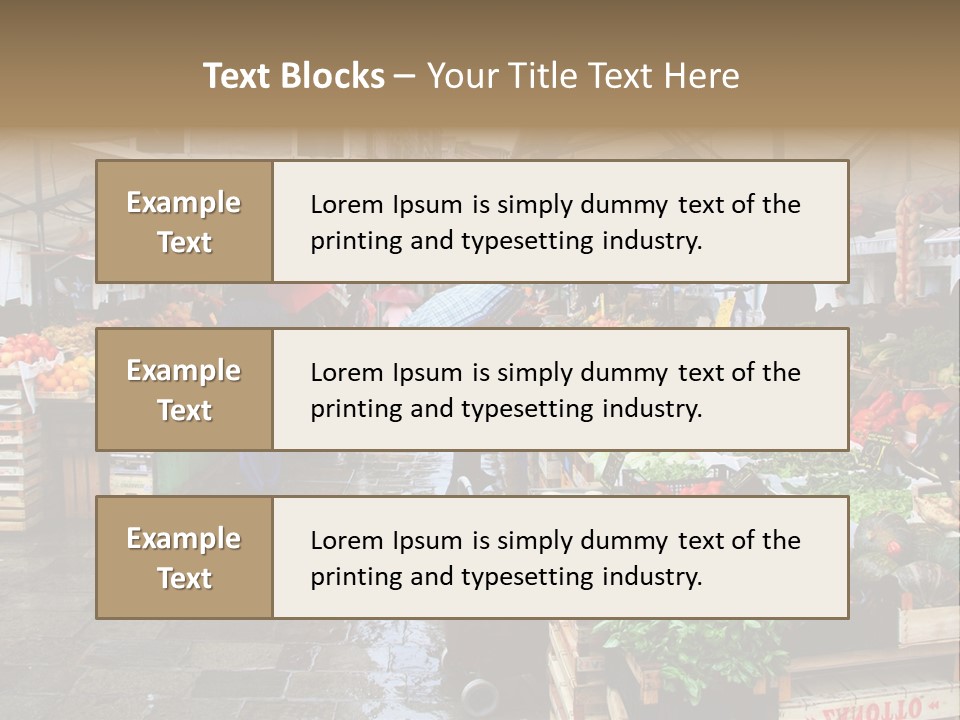 Farmers Visitors Strolling PowerPoint Template