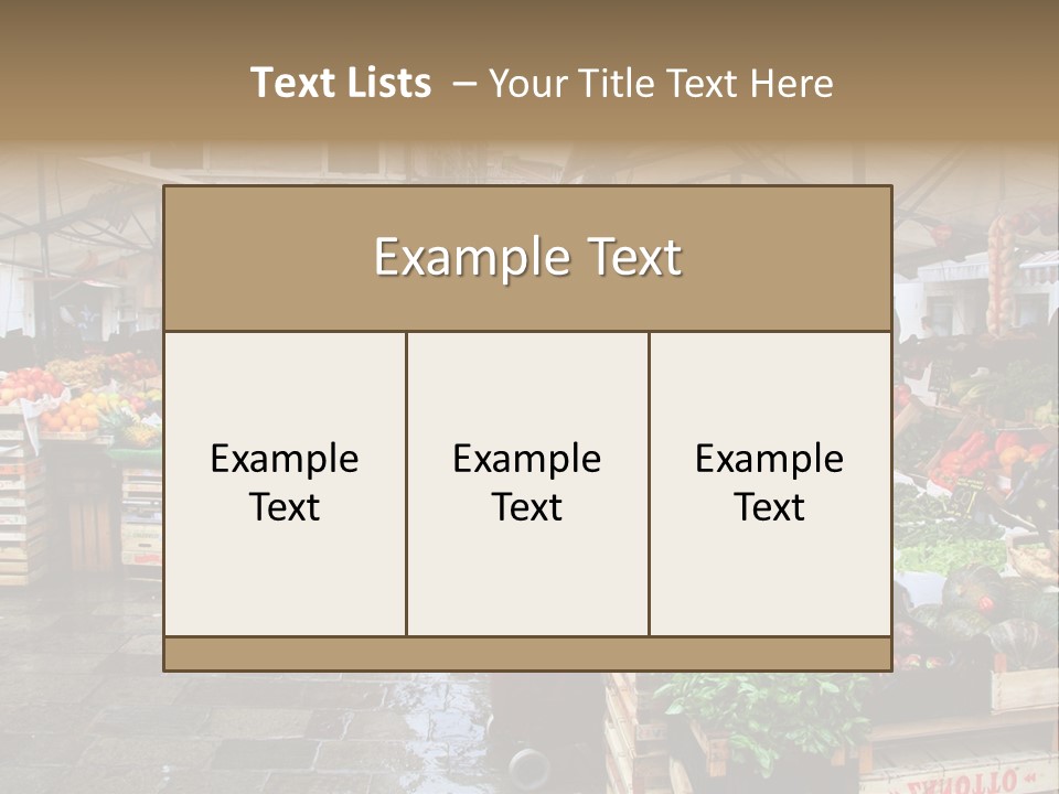 Farmers Visitors Strolling PowerPoint Template