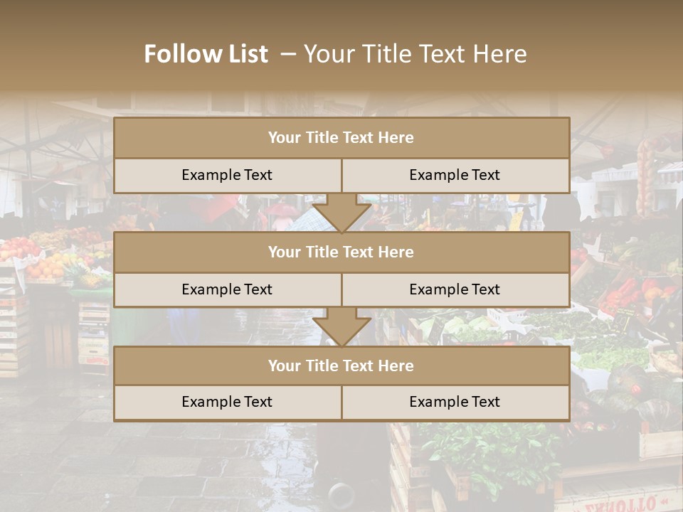 Farmers Visitors Strolling PowerPoint Template