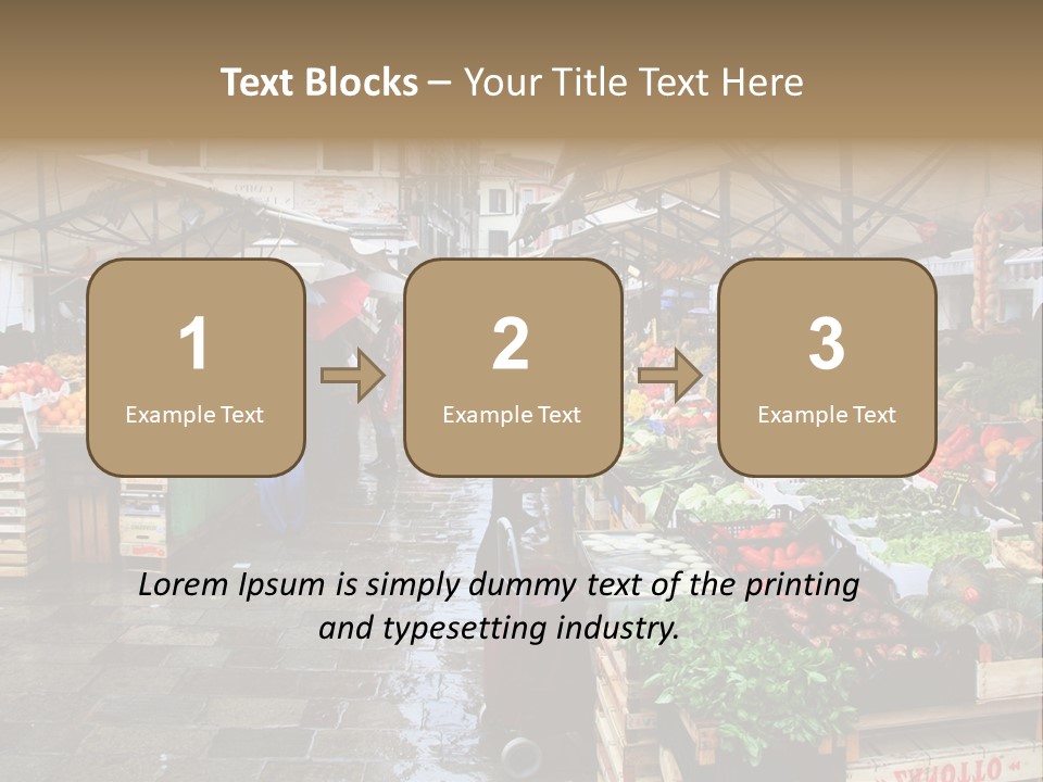 Farmers Visitors Strolling PowerPoint Template
