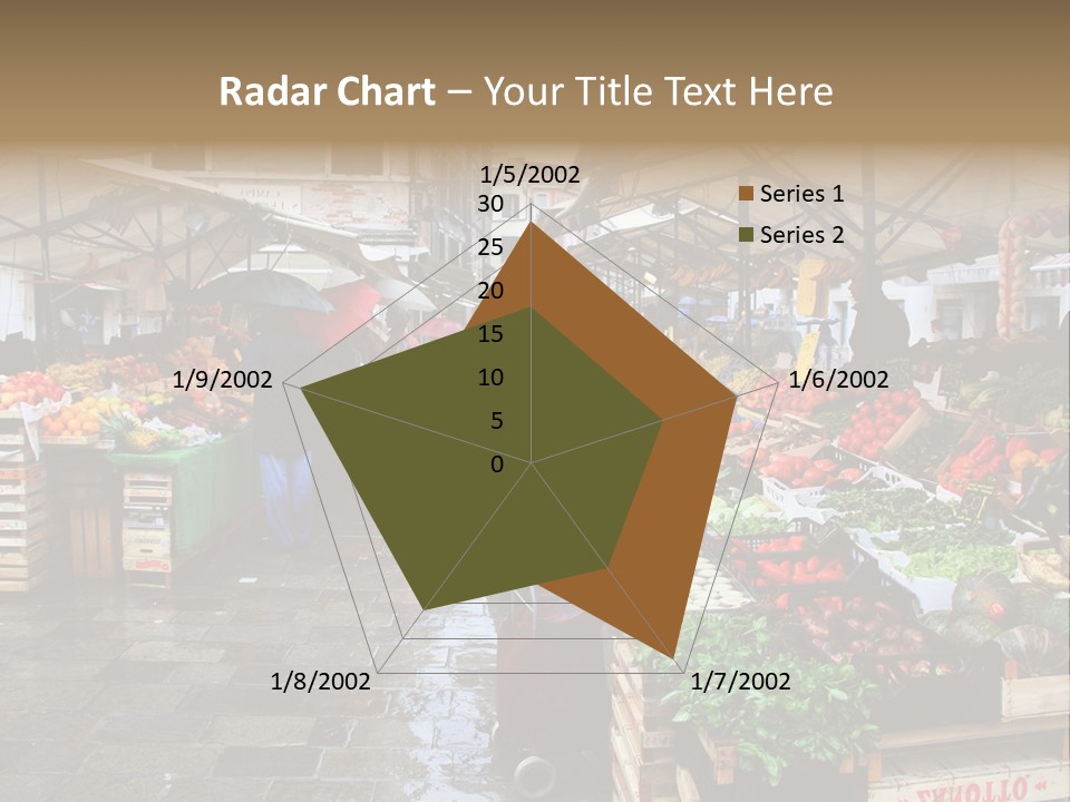 Farmers Visitors Strolling PowerPoint Template