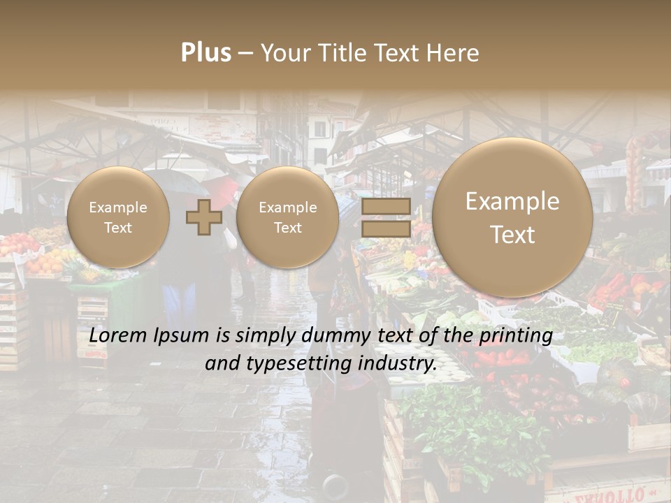 Farmers Visitors Strolling PowerPoint Template