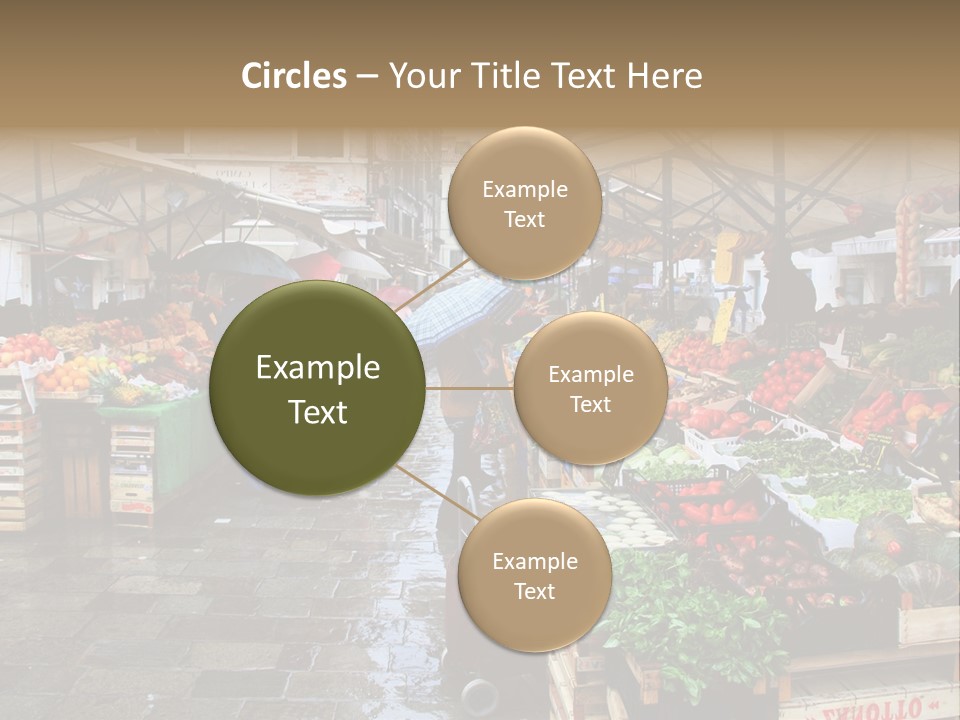 Farmers Visitors Strolling PowerPoint Template