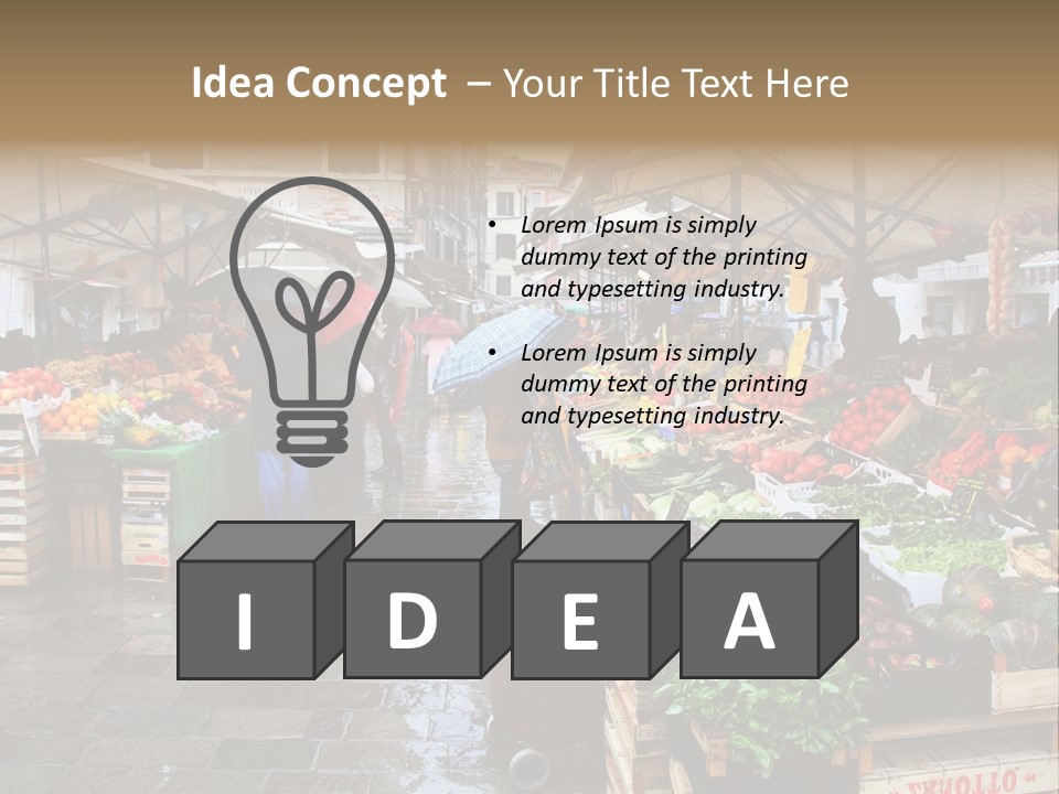 Farmers Visitors Strolling PowerPoint Template