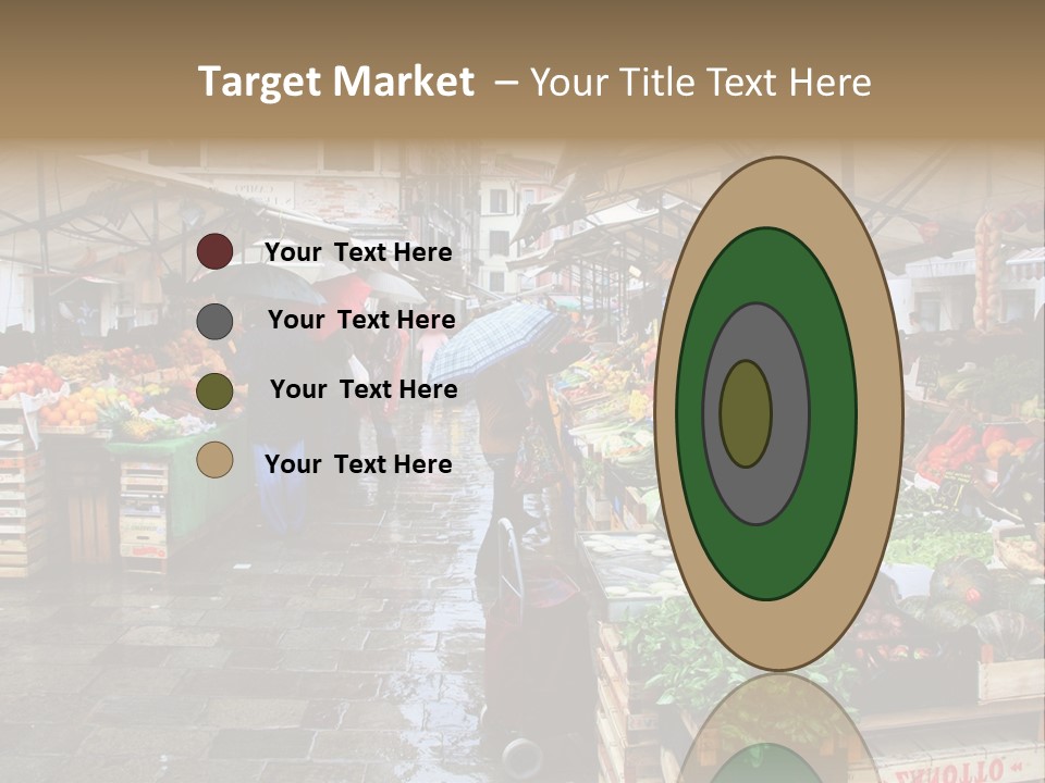 Farmers Visitors Strolling PowerPoint Template