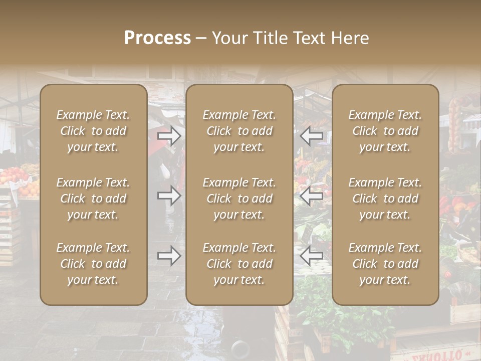 Farmers Visitors Strolling PowerPoint Template