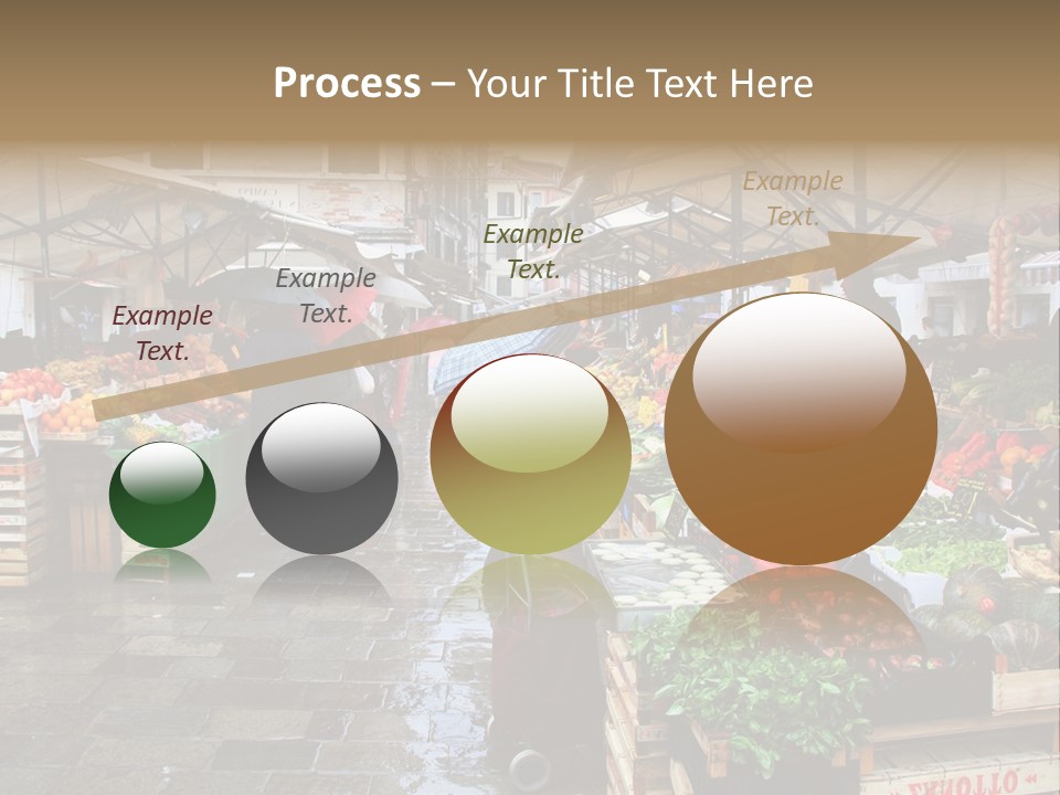 Farmers Visitors Strolling PowerPoint Template