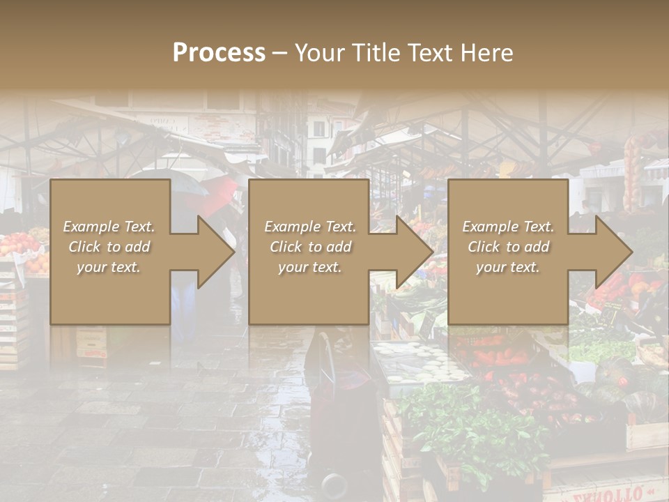 Farmers Visitors Strolling PowerPoint Template
