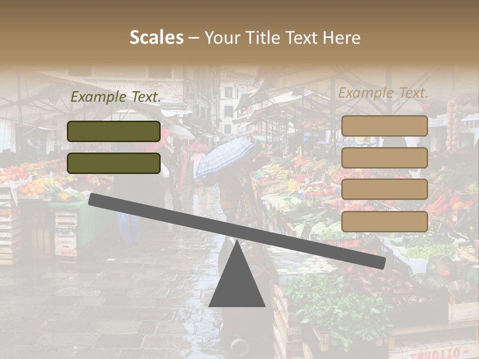 Farmers Visitors Strolling PowerPoint Template