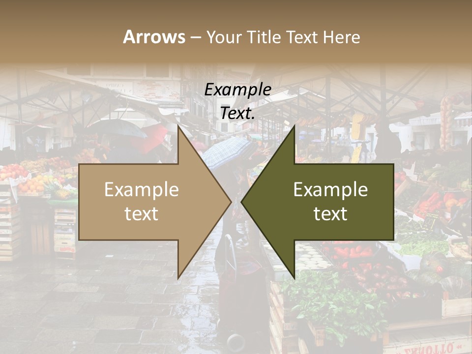 Farmers Visitors Strolling PowerPoint Template