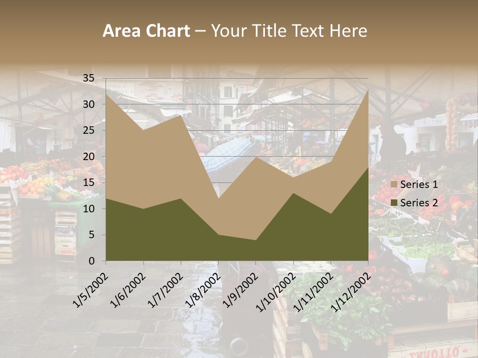 Farmers Visitors Strolling PowerPoint Template