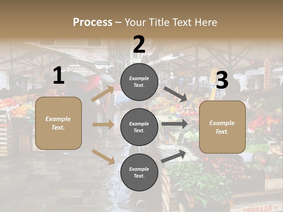Farmers Visitors Strolling PowerPoint Template