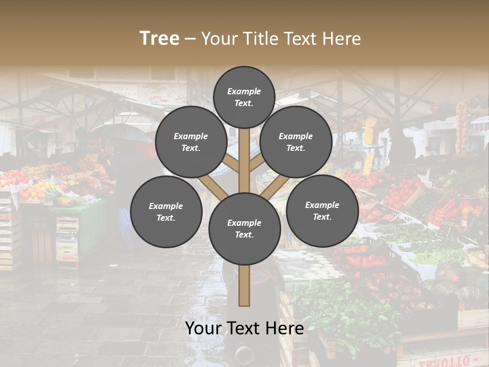 Farmers Visitors Strolling PowerPoint Template