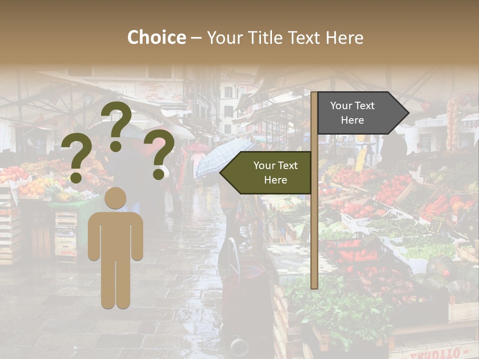Farmers Visitors Strolling PowerPoint Template