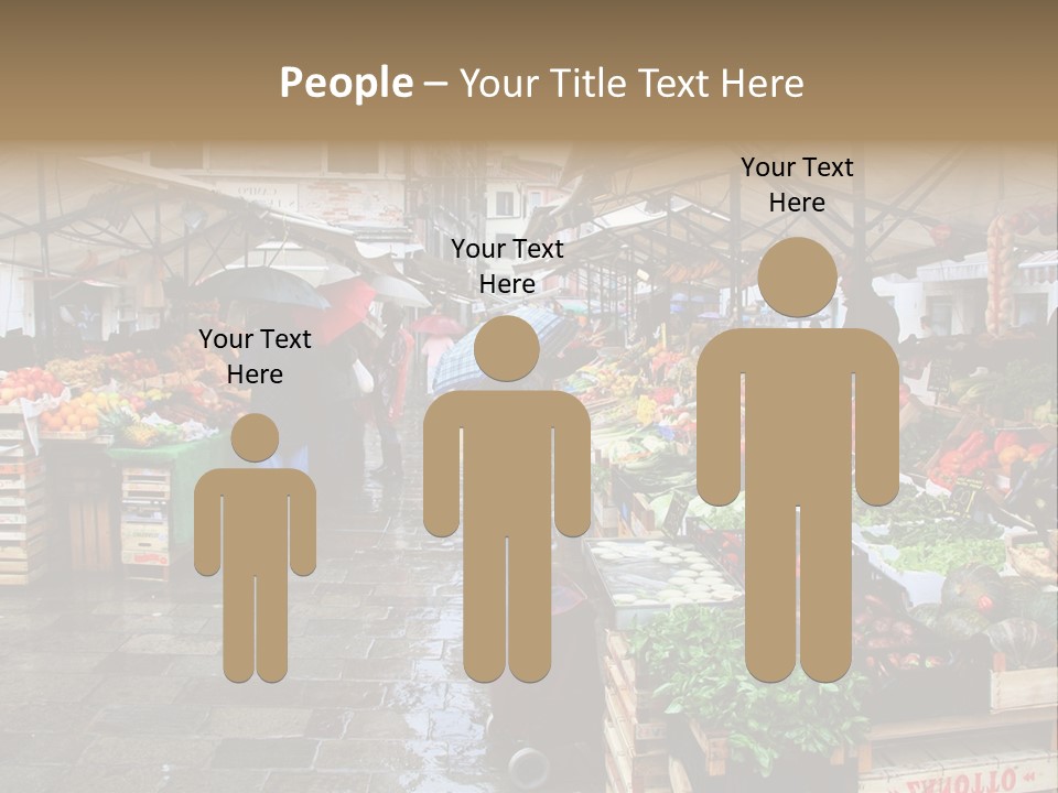 Farmers Visitors Strolling PowerPoint Template