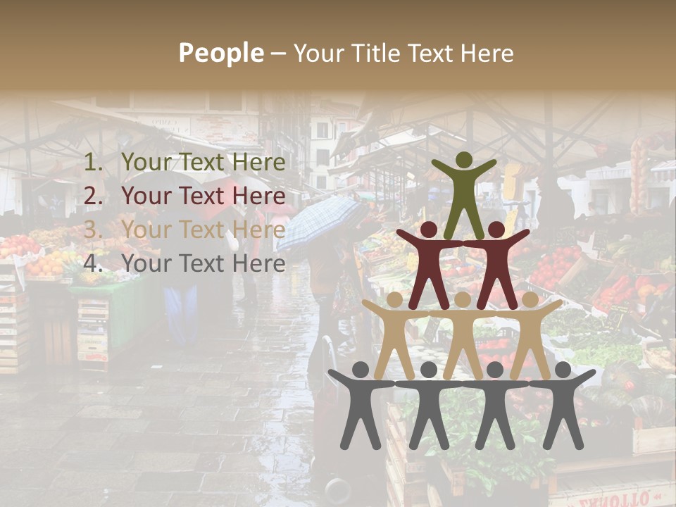 Farmers Visitors Strolling PowerPoint Template