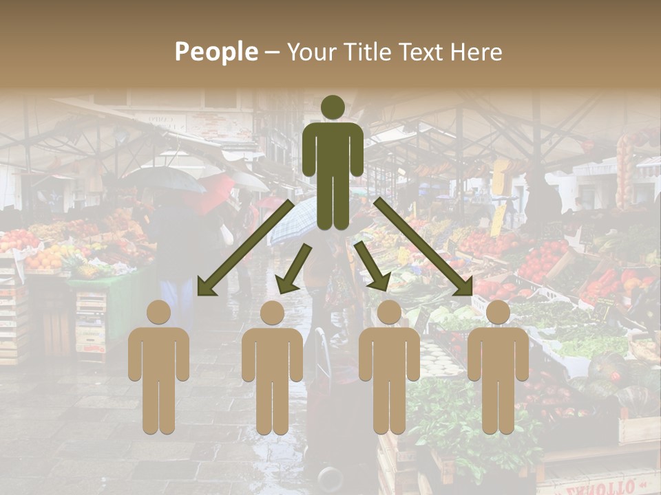 Farmers Visitors Strolling PowerPoint Template