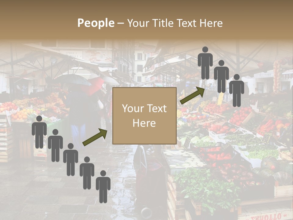 Farmers Visitors Strolling PowerPoint Template