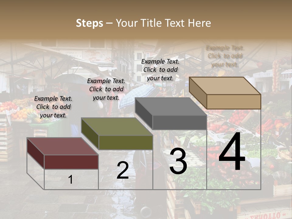 Farmers Visitors Strolling PowerPoint Template