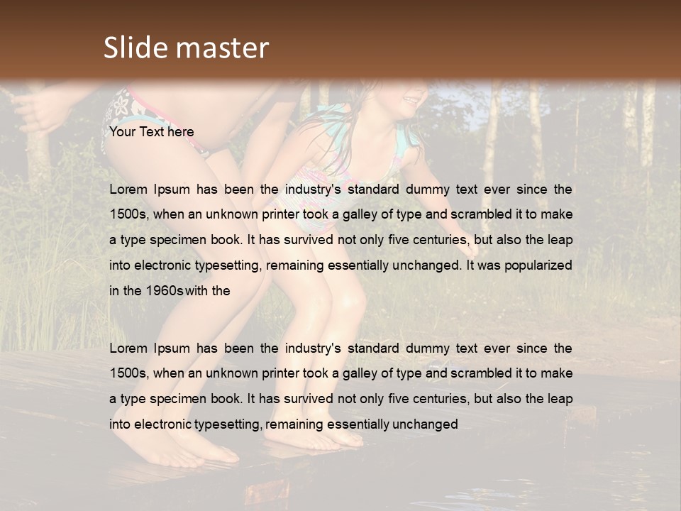 Vacation Ready Joy PowerPoint Template