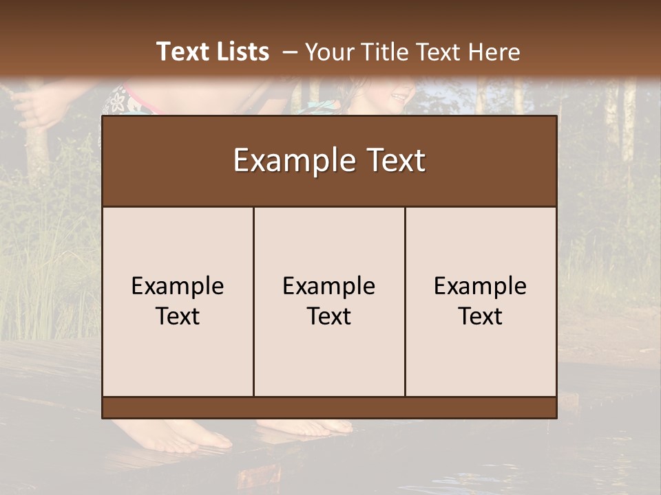 Vacation Ready Joy PowerPoint Template