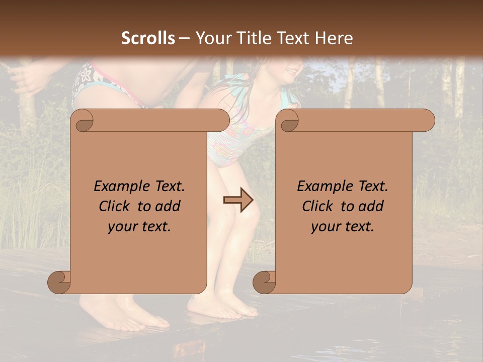 Vacation Ready Joy PowerPoint Template