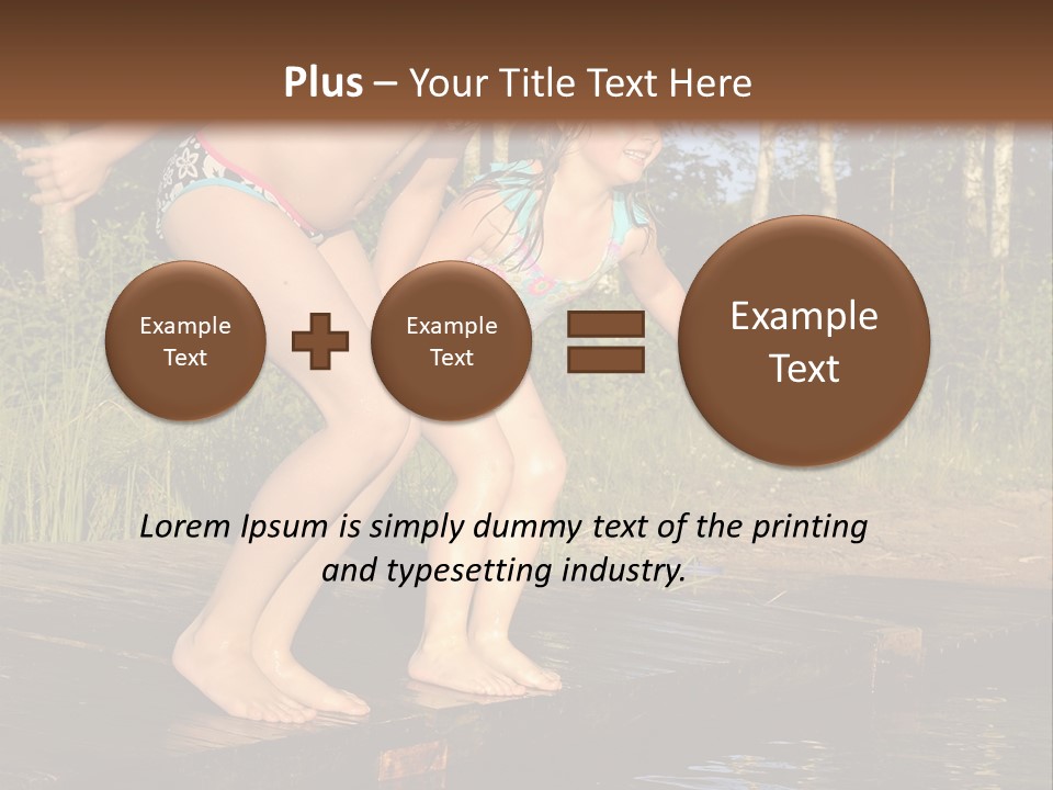 Vacation Ready Joy PowerPoint Template