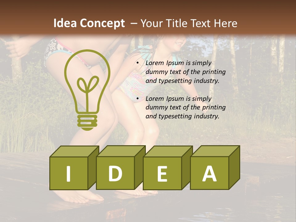 Vacation Ready Joy PowerPoint Template